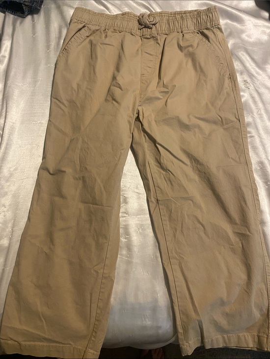 Bobbie Brooks Pants - Bobbie Brooks Tan Drawstring Waist Chinos
